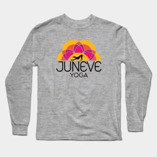 JUNEVE Yoga logo for light colored shirts Long Sleeve T-Shirt